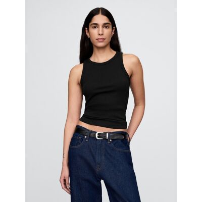Gap Ribbed Top - Women'S Čierna Xs Gap Ribbed Top - Women'S Čierna Xs