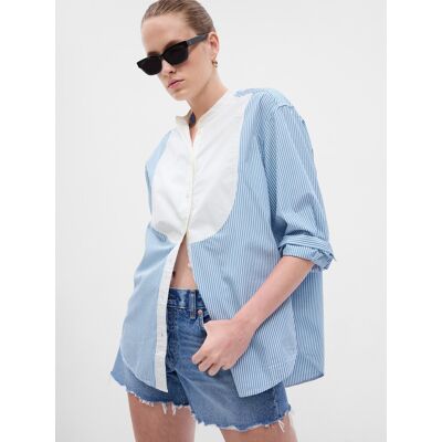 Bielo-Modrá Dámska Košeľa Gap Biela Xl Bielo-Modrá Dámska Košeľa Gap Biela Xl