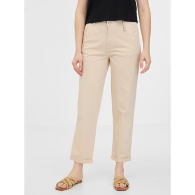 Orsay Beige Women'S Trousers - Ladies Krémová 34 Orsay Beige Women'S Trousers - Ladies Krémová 34