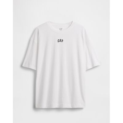 Gap Oversized Tričko S Logom Biela S Gap Oversized Tričko S Logom Biela S