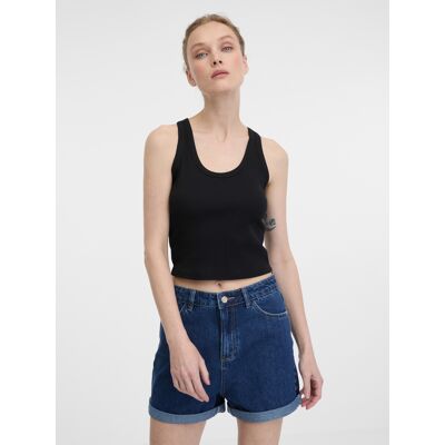 Black Women'S Crop Tank Top Orsay - Women'S Čierna L Black Women'S Crop Tank Top Orsay - Women'S Čierna L