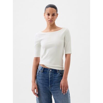 Biele Dámske Basic Tričko Gap Šedá Xl Biele Dámske Basic Tričko Gap Šedá Xl