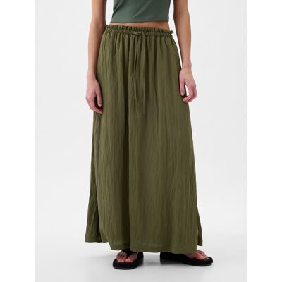 Kaki Dámska Maxi Sukňa Gap Kaki Xxs Kaki Dámska Maxi Sukňa Gap Kaki Xxs