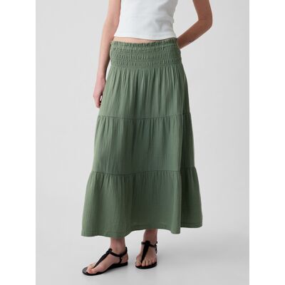 Zelená Dámska Maxi Sukňa Gap Kaki Xxs Zelená Dámska Maxi Sukňa Gap Kaki Xxs