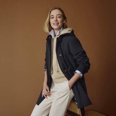 Čierna Dámska Parka Geox Claudin Čierna Xxl Čierna Dámska Parka Geox Claudin Čierna Xxl