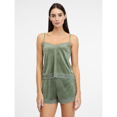 Khaki Women'S Suede Pajama Top Orsay - Women'S Hnedá L Khaki Women'S Suede Pajama Top Orsay - Women'S Hnedá L