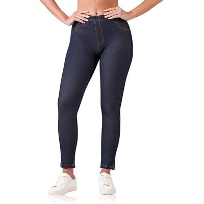 Bellinda Relax & Go Jeans Treggings - Dámske Tregíny - Tmavo Modrá Modrá M Bellinda Relax & Go Jeans Treggings - Dámske Tregíny - Tmavo Modrá Modrá M