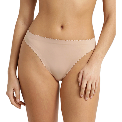 Dim Body Touch Daily String - Bezšvové Nohavičky Krémová Xl Dim Body Touch Daily String - Bezšvové Nohavičky Krémová Xl