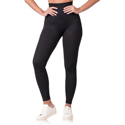 Bellinda Relax & Go Rib Optic Leggings - Dámske Módne Legíny - Čierna Čierna M Bellinda Relax & Go Rib Optic Leggings - Dámske Módne Legíny - Čierna Čierna M