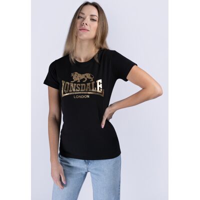 Dámske Tričko Lonsdale Gold Čierna Xl Dámske Tričko Lonsdale Gold Čierna Xl