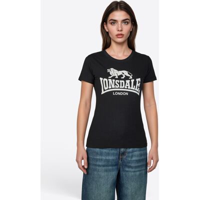 Lonsdale Women'S T-Shirt Čierna Xxl Lonsdale Women'S T-Shirt Čierna Xxl