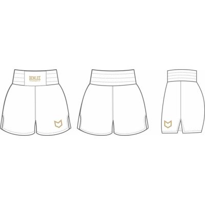 Benlee Unisex Thaibox Šortky Biela S Benlee Unisex Thaibox Šortky Biela S