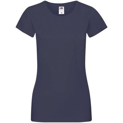 Fruit of the Loom Dámske Tričko Ladyfit Sofspun 614140 100% Bavlna 160g/165g Modrá Xxl Fruit of the Loom Dámske Tričko Ladyfit Sofspun 614140 100% Bavlna 160g/165g Modrá Xxl