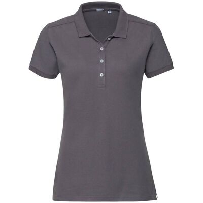 Blue Women'S Stretch Polo Russell Šedá Xs Blue Women'S Stretch Polo Russell Šedá Xs