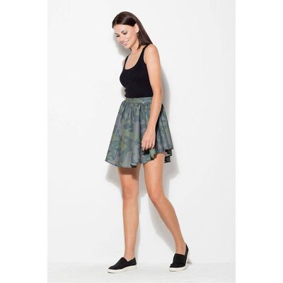 Skirt With Asymmetrical Bottom Katrus Camo Šedá S Skirt With Asymmetrical Bottom Katrus Camo Šedá S