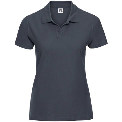 RUSSELL Ultimate R577f Cotton Polo 100% Smooth Cotton Ring-Spun 210g/215g Šedá Xl RUSSELL Ultimate R577f Cotton Polo 100% Smooth Cotton Ring-Spun 210g/215g Šedá Xl