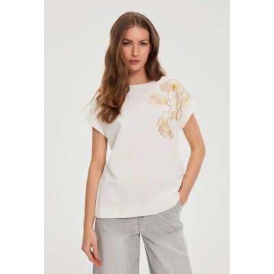 Tričko Marisse Off White Biela M Tričko Marisse Off White Biela M