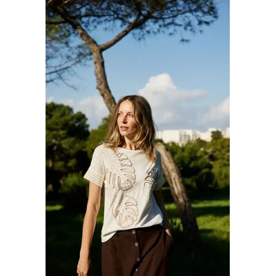 Dámske Tričko Marisse Off White Biela S Dámske Tričko Marisse Off White Biela S