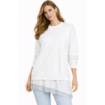 Mikina Fashion Biela One Size Mikina Fashion Biela One Size