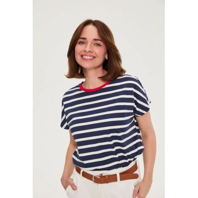 Dámske Tričko Marisse Navy Modrá Xl Dámske Tričko Marisse Navy Modrá Xl