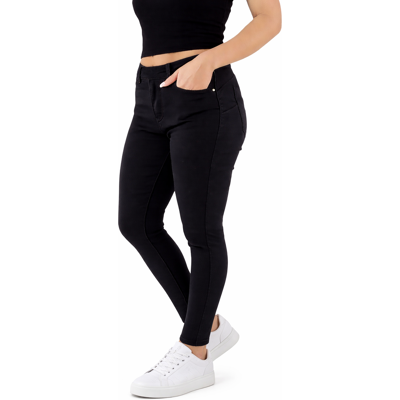 M.Sara - Dámske Push-Up Skinny Rifle S Vysokým Pásom Čierna 38 Spodnie M.Sara - Dámske Push-Up Skinny Rifle S Vysokým Pásom Čierna 38 Spodnie