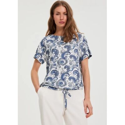 Dámske Tričko Marisse Off White Modrá 42 Dámske Tričko Marisse Off White Modrá 42