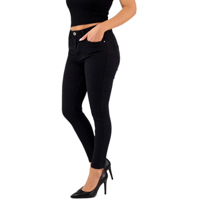 M.Sara - Dámske Skinny Rifle S Vysokým Pásom Čierna W34 M.Sara - Dámske Skinny Rifle S Vysokým Pásom Čierna W34