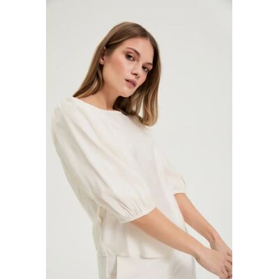 Marisse Dámska Košeľa L-Ko-4914 Krémová Krémová S Marisse Dámska Košeľa L-Ko-4914 Krémová Krémová S