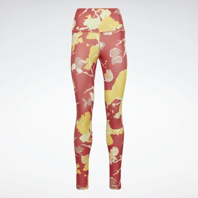 Reebok - Myt Aop Poly Tight Žltá S Reebok - Myt Aop Poly Tight Žltá S
