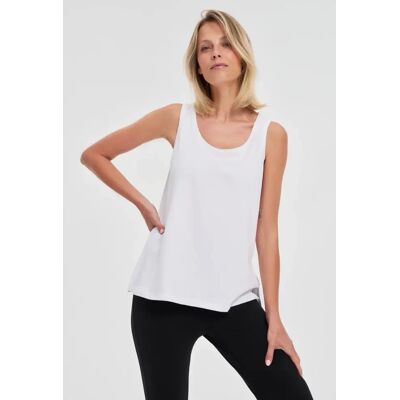 Marisse White Cotton Top Biela M Marisse White Cotton Top Biela M