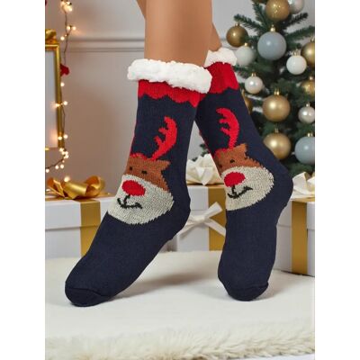 Vianočné Ponožky Resti Snugglejoy Modrá 35-38 Vianočné Ponožky Resti Snugglejoy Modrá 35-38