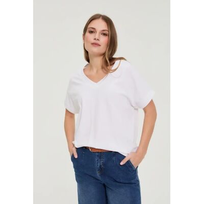 Dámske Tričko Marisse L-Ts-4942 Biela Xl Dámske Tričko Marisse L-Ts-4942 Biela Xl