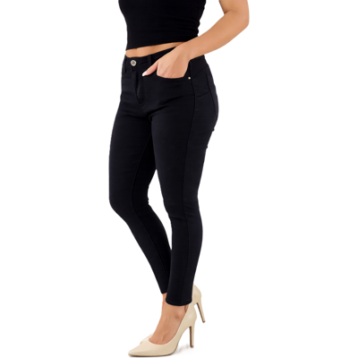 M.Sara - Dámske Skinny Rifle S Vysokým Pásom Čierna W46 M.Sara - Dámske Skinny Rifle S Vysokým Pásom Čierna W46