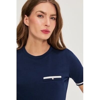 Dámske Tričko Marisse Navy Modrá Xl Dámske Tričko Marisse Navy Modrá Xl