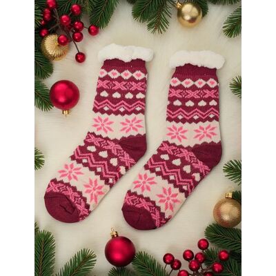 Resti Izolované Vianočné Ponožky Winterjoy Krémová 39-42 Resti Izolované Vianočné Ponožky Winterjoy Krémová 39-42