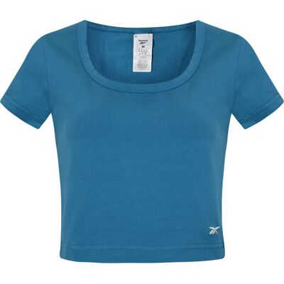 Reebok Tričko Cl Wde Tyrkysová M Reebok Tričko Cl Wde Tyrkysová M
