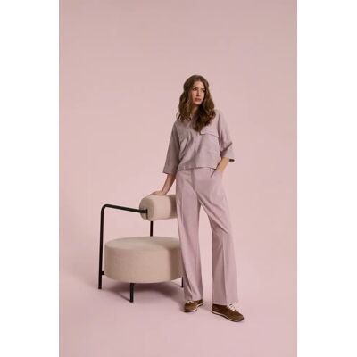 Marisse Dámska Košeľa L-Ko-4945 Dusty Pink Krémová S Marisse Dámska Košeľa L-Ko-4945 Dusty Pink Krémová S
