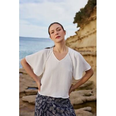 Dámska Košeľa Marisse Biela Biela 42 Dámska Košeľa Marisse Biela Biela 42