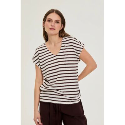 Dámske Tričko Marisse Off White Biela S Dámske Tričko Marisse Off White Biela S