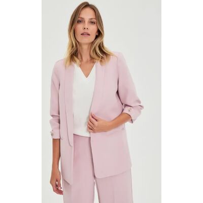 Marisse Dámske Sako Dusty Pink Biela L Marisse Dámske Sako Dusty Pink Biela L