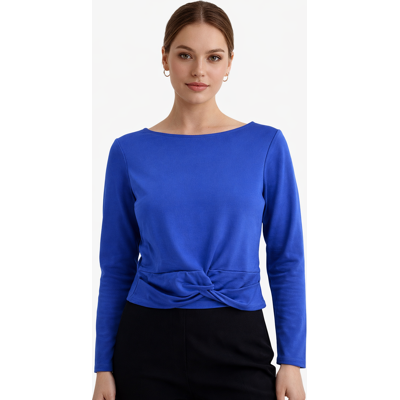 Guido Maria Kretschmer - Dámsky Crop Top S Dlhým Rukávom Čierna 40 Guido Maria Kretschmer - Dámsky Crop Top S Dlhým Rukávom Čierna 40