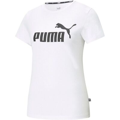 Dámske Tričko Puma Logo Tee Biela Xs Dámske Tričko Puma Logo Tee Biela Xs