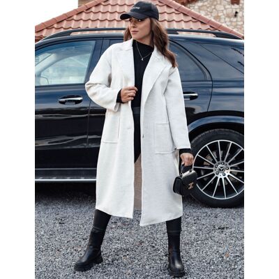 DStreet Dámsky Oversize Kabát Avelinni V Jode Šedá One Size DStreet Dámsky Oversize Kabát Avelinni V Jode Šedá One Size
