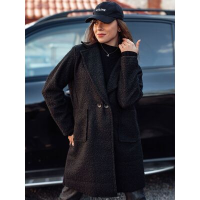 DStreet Dámsky Oversize Kabát Baralite Čierny Čierna One Size DStreet Dámsky Oversize Kabát Baralite Čierny Čierna One Size