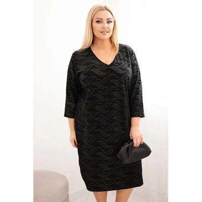 Kesi Dámska Šaty Z Žoržetu Plus Size S Výstrihom V Čierna Čierna One Size Kesi Dámska Šaty Z Žoržetu Plus Size S Výstrihom V Čierna Čierna One Size