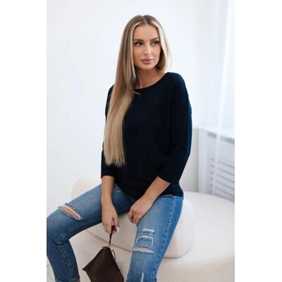 Kesi Blúzka Casual Námornícka Modrá Čierna One Size Kesi Blúzka Casual Námornícka Modrá Čierna One Size