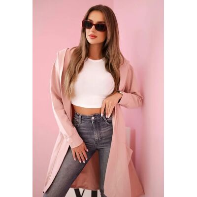 Kesi Oversize Dark Powder Pink Hooded Cape Ružová One Size Kesi Oversize Dark Powder Pink Hooded Cape Ružová One Size