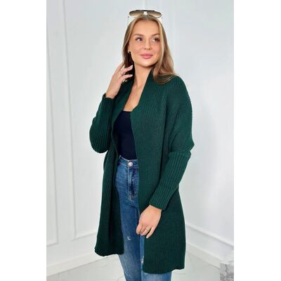 Kesi Sweater With Batwing Sleeve Dark Green Zelená One Size Kesi Sweater With Batwing Sleeve Dark Green Zelená One Size