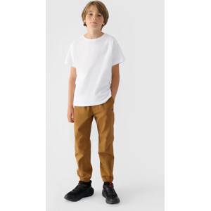Chlapčenské Jogger Casual Nohavice Hladké 4f Khaki 4fjwmm00ttr Šedá 128 Chlapčenské Jogger Casual Nohavice Hladké 4f Khaki 4fjwmm00ttr Šedá 128