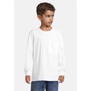 Urban Classics Boys' Long-Sleeved T-Shirt With Pocket White Šedá 7-8 Y Urban Classics Boys' Long-Sleeved T-Shirt With Pocket White Šedá 7-8 Y